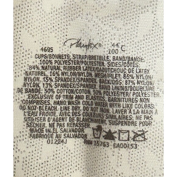 Playtex 18 Hour 44C LT Beige 4‎ Way Support Front Close MPN 4695 NWT - Picture 5 of 8